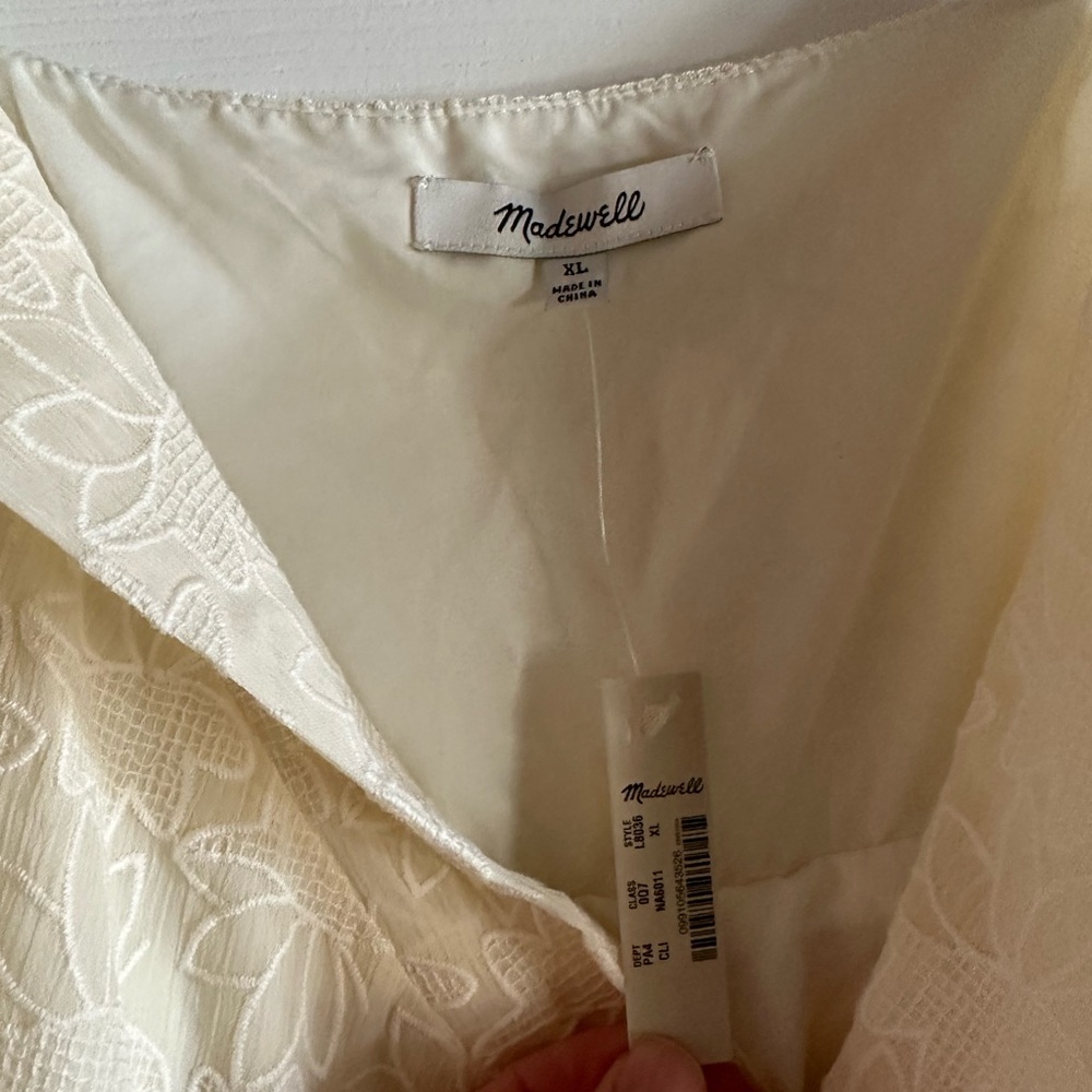 Madewell spaghetti strap wrap midi dress